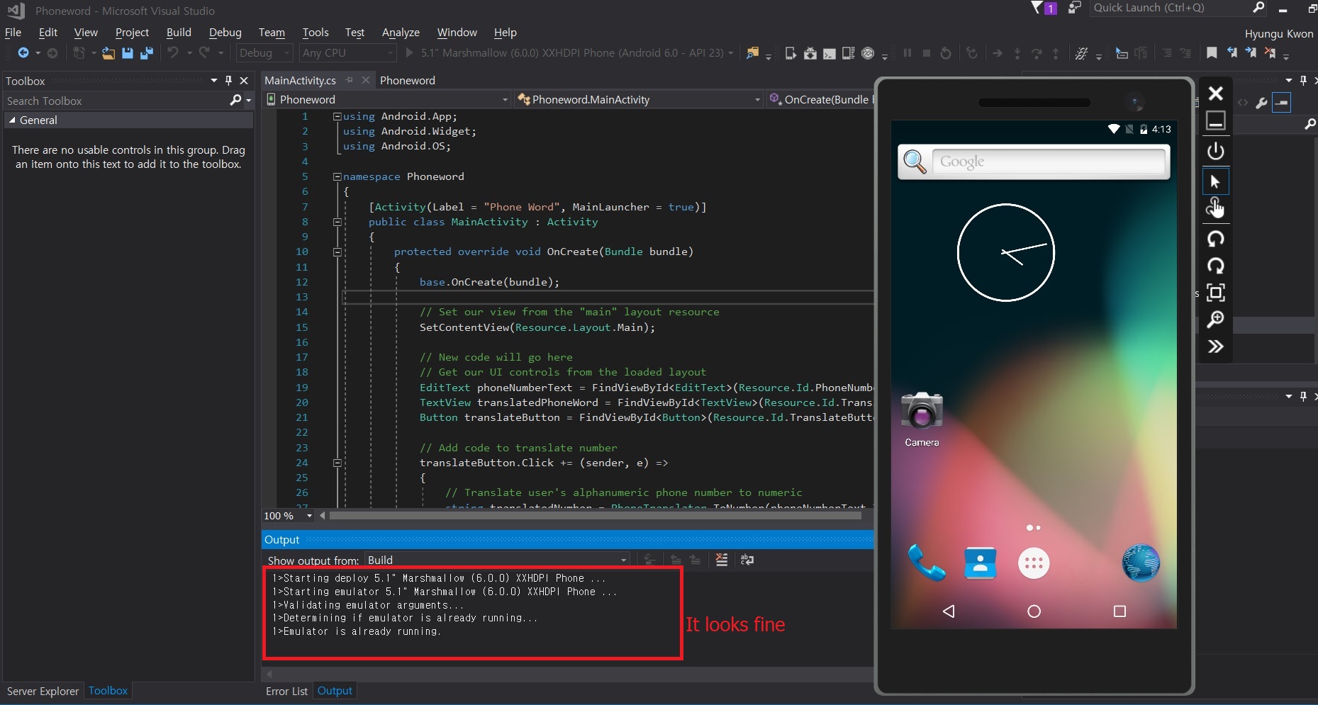 xamarin android emulator mac